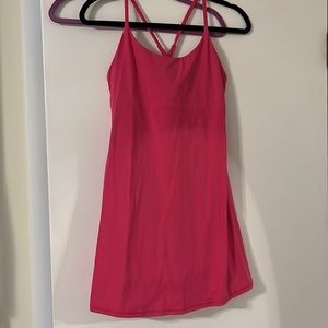 Pink tennis dress halara